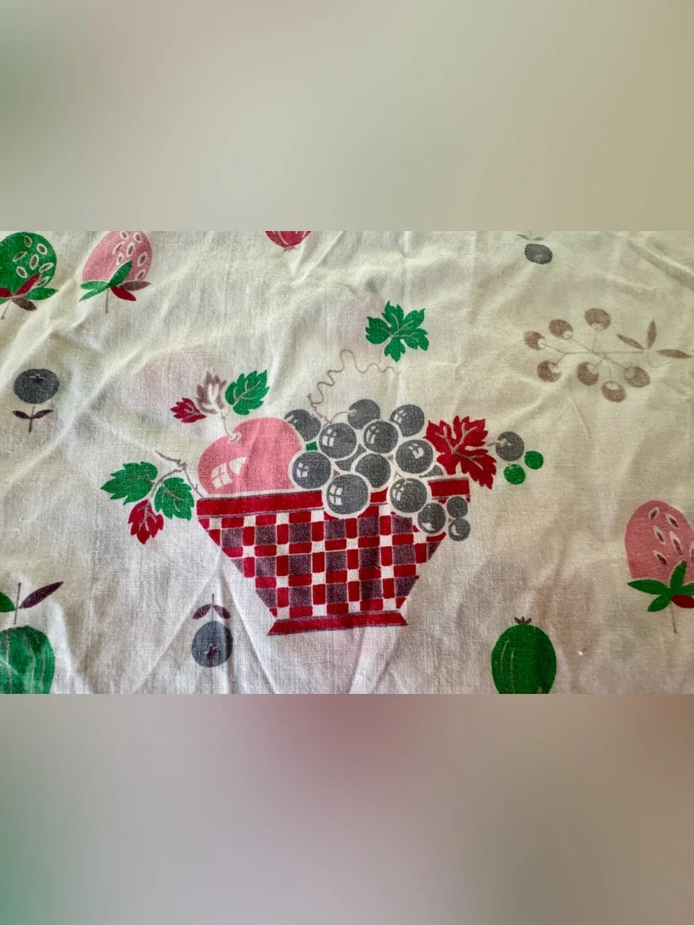 vintage 50’s cafe curtains